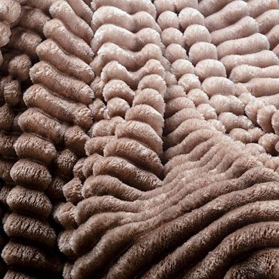 Cobertor Queen Fluffy Manta Flannel Ultrasoft - Cappuccino