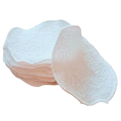 Kit 10 Ecopads Limpeza Pele Atoalhado Algodão Diam 8cm Branco