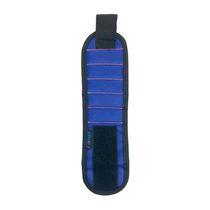 Pulseira Magnética Com Imã Segura Prego Parafuso Brocas Azul