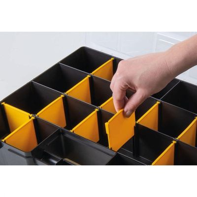 Maleta Plástica Organizadora 17" Tramontina Com Divisórias Móveis Tramontina