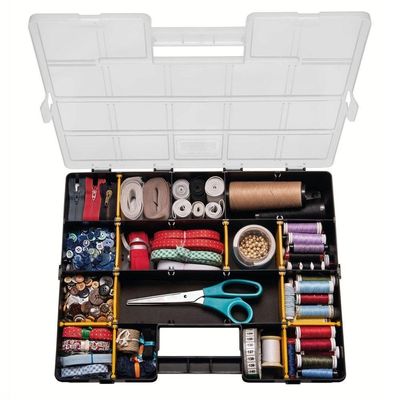 Maleta Plástica Organizadora 17" Tramontina Com Divisórias Móveis Tramontina