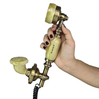 Gancho Monofone Vintage Rj11 Telefone Fixo Decoraçao Retro H