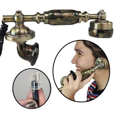 Gancho Monofone Telefone Fixo Rj11 Retro Residencial Decorat