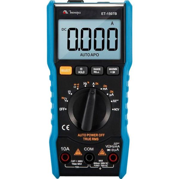 Multimetro Digital Et1507b Azul/preto Minipa