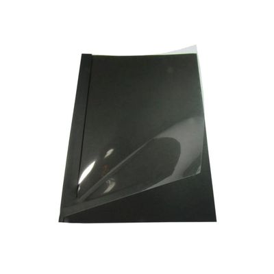 Kit 50 Capas De Encadernação Térmica Até 10 Folhas A4 Preta