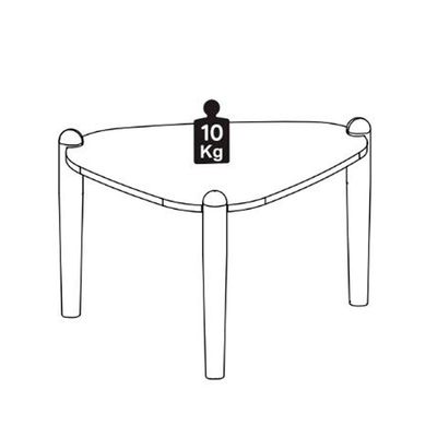 Mesa De Centro Organica Pes Madeira Hanover 28011 Artesano Hanover