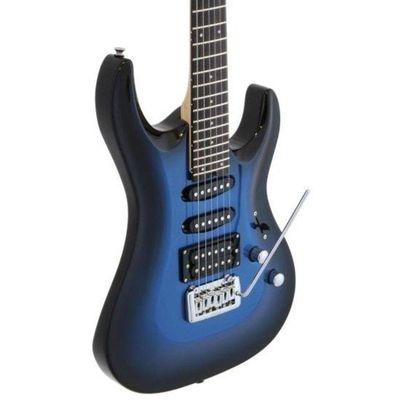 Guitarra Aria Mac-std Metallic Blue Shade.