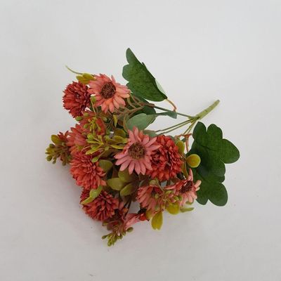 Flor Artificial Buquê Margaridas Com Cravo 30cm