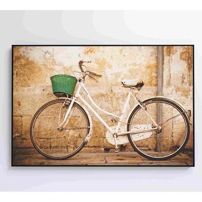 Quadro Bicicleta Clássica 60x40 Cm Vidro Impresso