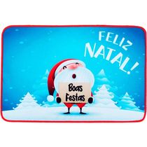 Tapete Capacho Porta Decoração Boas Festas Enfeite 39x59cm
