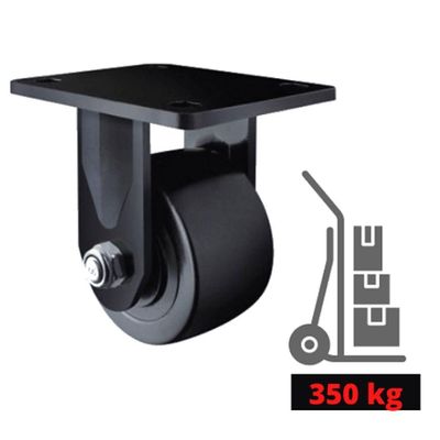 Rodizio Industrial 50 Mm Roda Nylon C/ Freio 350 Kg