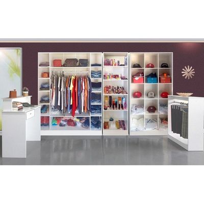 Kit Loja com Colméias Estante Balcão Arara e de Atendimento