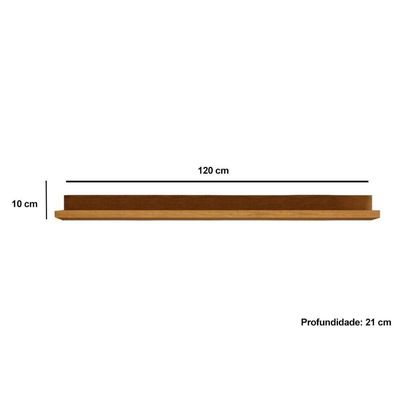 Multiuso de Cozinha Prateleira Tempranillo 120cm Amendoa - Ronipa