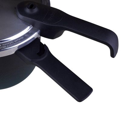 Panela de Pressão 4.5L Fechamento Externo Smart Rochedo Preta