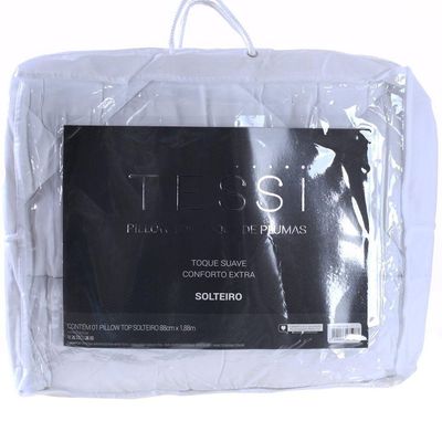 Pillow Top Queen Toque De Plumas 600G/M² Ultra Macio