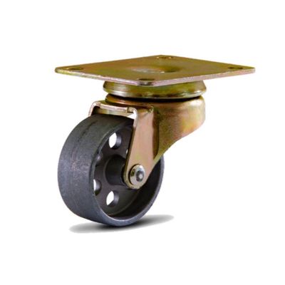 4 Rodízio Para Freezer 41mm Placa Roda Ferro Total 600 Kg