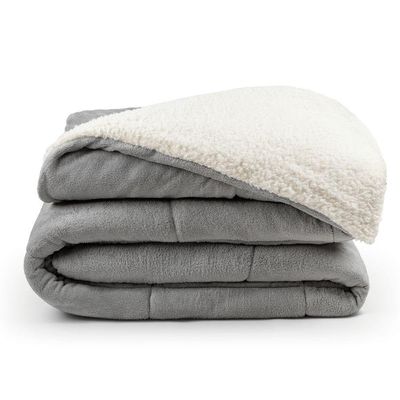 Coberdrom Solteiro Soft Cinza Valle Enxovais 1 Peça