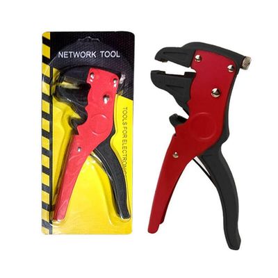 Alicate Para Descascar E Cortar Fios E Cabos Vermelho