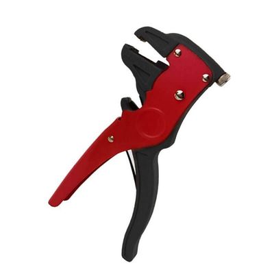 Alicate Para Descascar E Cortar Fios E Cabos Vermelho