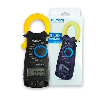 Alicate Amperímetro Digital Exbom Md-y400 200a