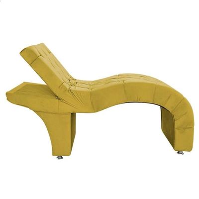 Maca Estofada Reclinável Sobrancelhas Cílios Suede Simaria Cor:amarelo