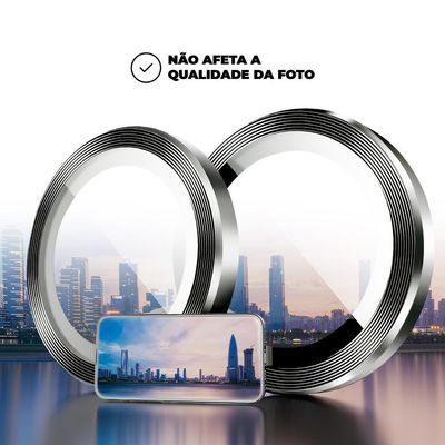 Protetor De Lente One Armor Para Iphone 13 - Prata - Gshield