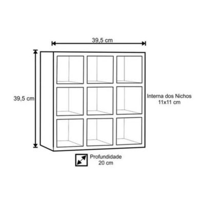 Suporte Porta Toalha Com 9 Nichos Toalheiro Multiuso Design branco