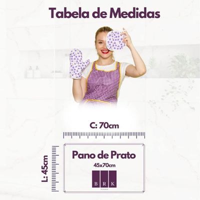 Kit 5 Pano De Prato Super Luxo Atoalhado Premium Gourmet Beka - Vermelho Vermelho