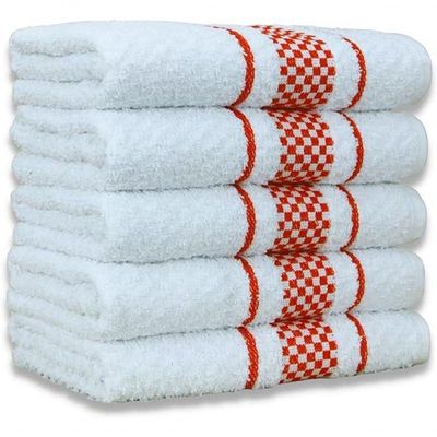 Kit 5 Pano De Prato Super Luxo Atoalhado Premium Gourmet Beka - Vermelho Vermelho