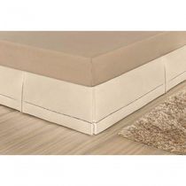 Saia Para Cama Box Solteiro Juliana - Palha