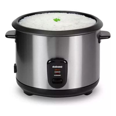 Panela De Arroz Eletrica Midi Itatiaia - 1,5l 127v 500w Inox Com Preto