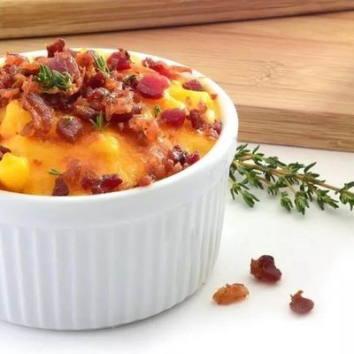 Kit 40 Ramekin Grande 220ml Branco Canelado Potinhos Molho Petisqueira Uno Coza
