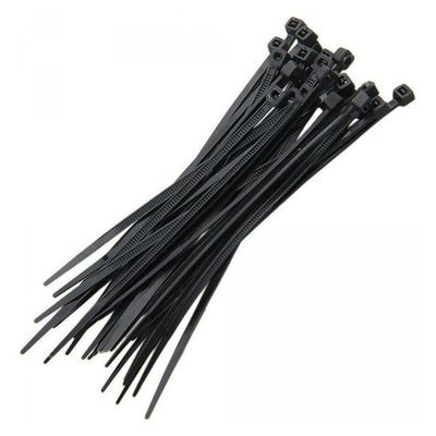 Abraçadeira De Nylon 370Mm X 7Mm Preto 50 Uni