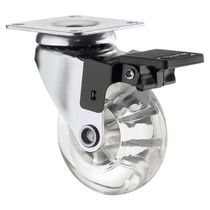 Rodízio Em Gel Pu Com Trava -fertak 75mm