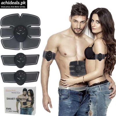 Estimulador Muscular Tonificador Ems 2 Braços Mais 1 Abdômen 3 Em 1