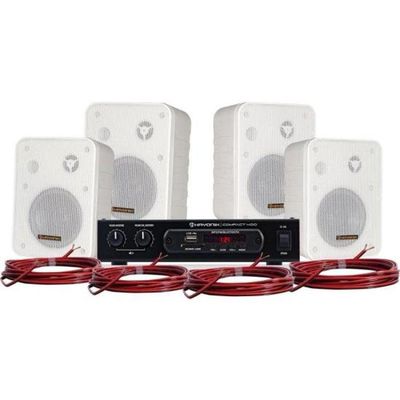 Kit Som Ambiente 400W 4000 V2 Branco Hayonik