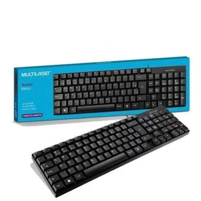 Teclado Básico Slim Laser - Multilaser