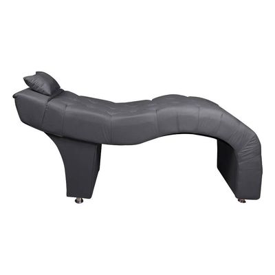 Maca Estofada Para Clínica De Estética Facial Com Capitonê Andressa Suede Cinza Star Confort Cinza