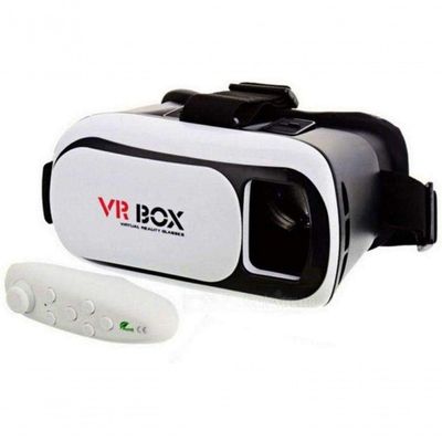 Óculos 3D Vr Box Com Controle Para Smartphone Vr Box