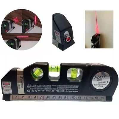 Trena Nível Laser Profissional 3 Estágios Nivelador Medidor