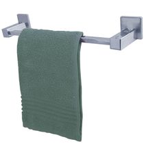 Toalheiro Aço Inox 30cm Suporte Porta Toalha De Rosto Lavabo Azaléia
