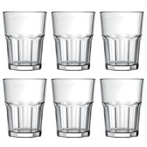 Jogo 6 Copos 200ml para Suco Água e Refrigerante Nadir Figueiredo em Vidro Transparente