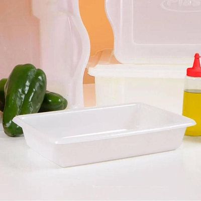 Kit 24 Bandejas Plásticas 7L Bacia Grande Açougue 45x30cm Restaurante Plasvale