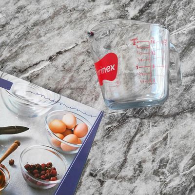 Kit 2 Jarras Medidoras de Vidro 500ml Marinex Jarros com Alça e Bico Direcionador