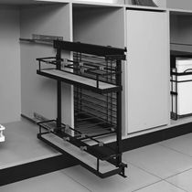 Porta Temperos e Latas Piatina Deslizante com Fixação Lateral Aço Cromado Piva