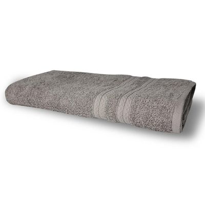 Jogo De Toalhas Itália Soft 4 Pçs - 2 Banho E 2 Rosto 430g-m² 100% Algodão - Cinza Cinza