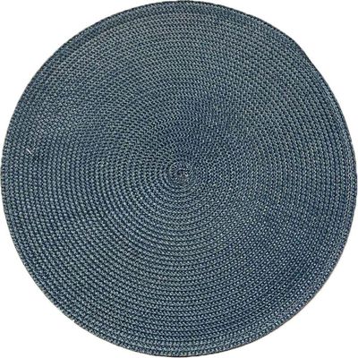Kit 10 Americano Requinte Liso Para Mesa Redondo 38cm Navy