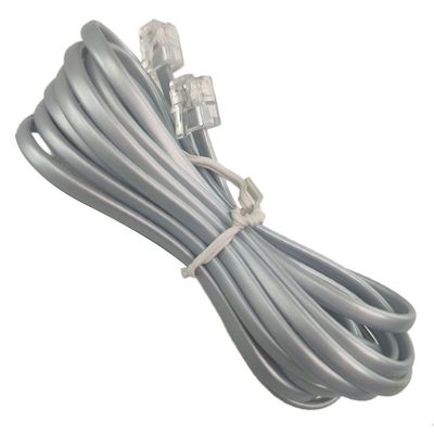 Fio Telefonico Cabo Rj11 Extensao Telefone Fixo 3M