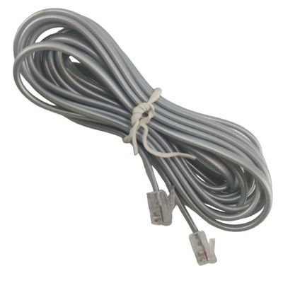 Fio Telefonico Cabo Rj11 Extensao Telefone Fixo 3M