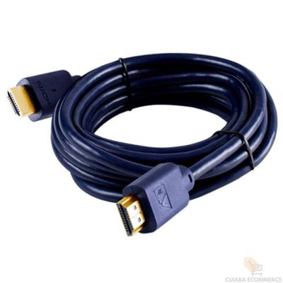 Cabo Hdmi 1.4 19 Pinos Conectores Folheado